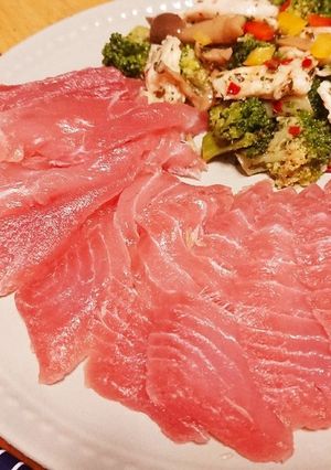 生ハムかよっ！☆簡単・塩マグロのお刺身-レシピのメイン写真