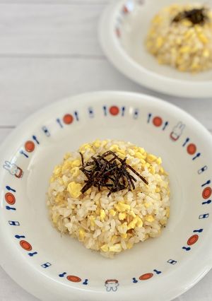 子供大好き♪釜揚げしらすの卵チャーハン-レシピのメイン写真