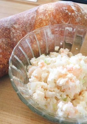 エビと豆腐のなんちゃってブルスケッタ-レシピのメイン写真
