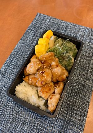 鶏のピリ辛焼き弁当　2020/06/30-レシピのメイン写真
