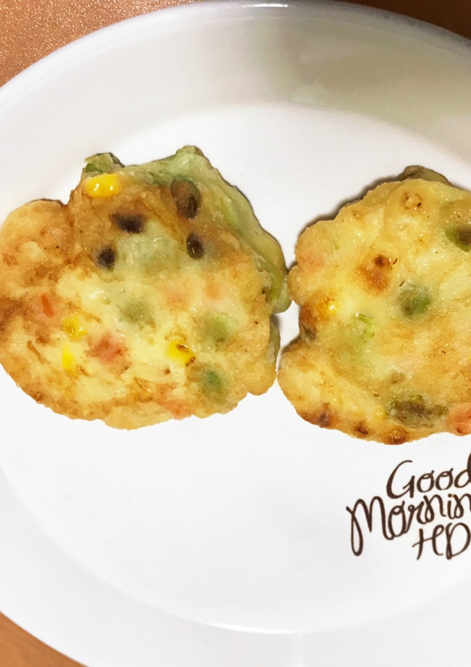 揚げ焼きで簡単♬枝豆とコーンのかき揚げ-レシピのメイン写真