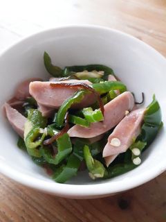 魚肉ソーセージとピーマンの中華和え-レシピのメイン写真