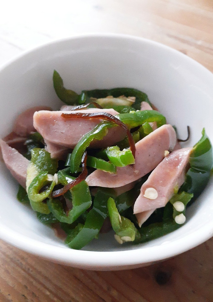 魚肉ソーセージとピーマンの中華和え-レシピのメイン写真