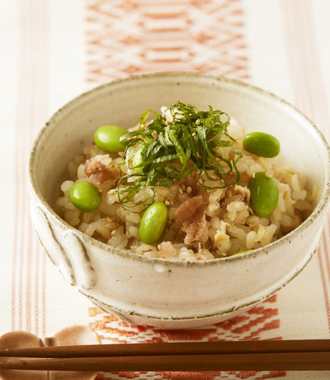 炊飯器で簡単！梅としょうがのおこわ-レシピのメイン写真
