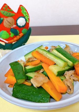 豚肉ときゅうりのごま味噌炒め-レシピのメイン写真