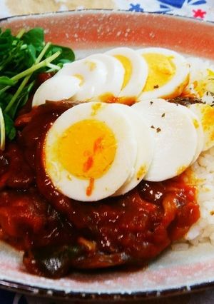 【リメイク】絶品♡夏野菜のトマト煮カレー-レシピのメイン写真