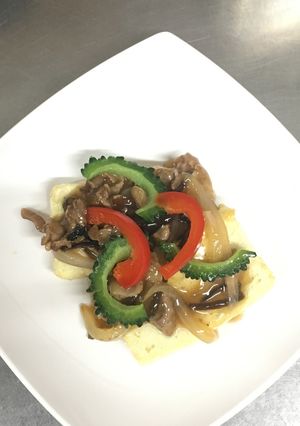 豆腐の夏野菜あんかけ-レシピのメイン写真