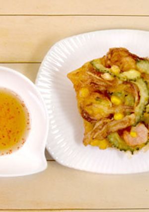 ☆ゴーヤとエビのかわりかき揚げ☆-レシピのメイン写真