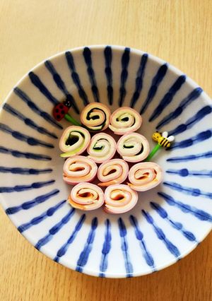 ☆お弁当の隙間埋めに！ハムチーズ＋野菜☆-レシピのメイン写真