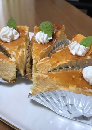 ミキサーで混ぜるだけ　簡単チーズケーキ-レシピのメイン写真