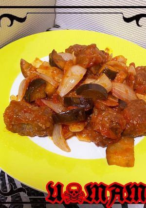 夏野菜とミンチブロックのトマト炒め-レシピのメイン写真