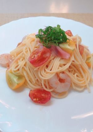 甘酢生姜の冷製パスタ-レシピのメイン写真