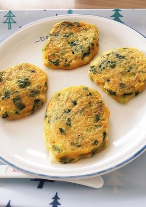 離乳食☆お野菜入りふわふわパンケーキ-レシピのメイン写真