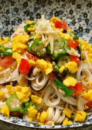 冷製パスタ風そうめん-レシピのメイン写真
