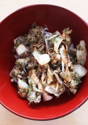 舞茸長ネギ素干しエビ青のりのかき揚げ-レシピのメイン写真