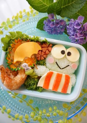けろけろけろっぴ 弁当 雨ふり-レシピのメイン写真