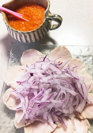 液体塩麹とだしまろ酢でサラダチキン-レシピのメイン写真
