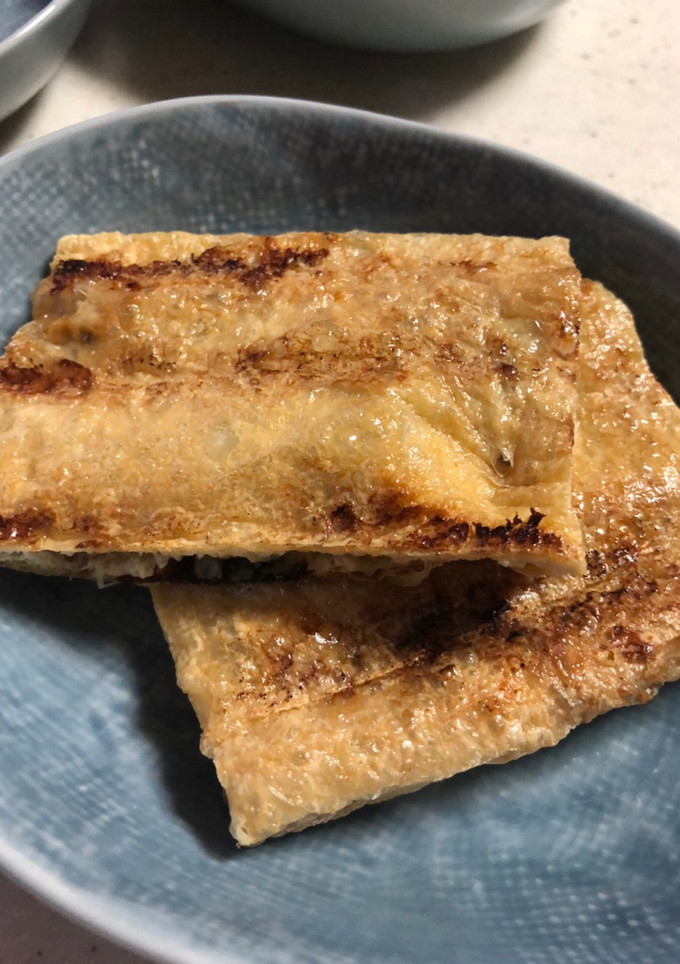揚げの納豆はさみ焼き-レシピのメイン写真