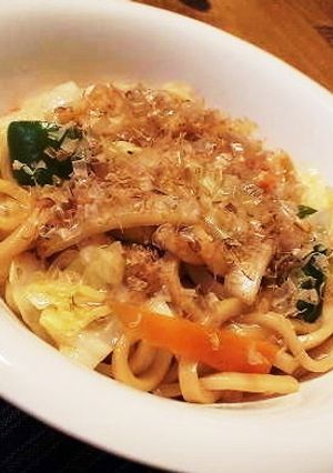 ＊ランチに＊我が家の焼きうどん-レシピのメイン写真