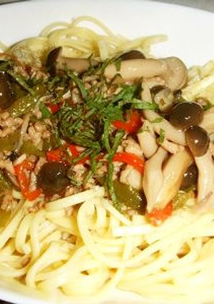ぶなしめじの和風パスタ-レシピのメイン写真