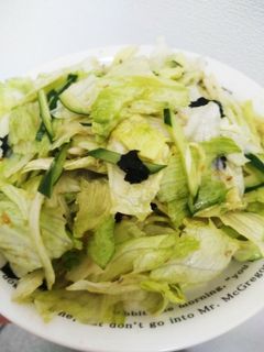 簡単に♪レタスでチョレギサラダ!-レシピのメイン写真