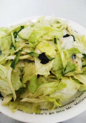 簡単に♪レタスでチョレギサラダ！-レシピのメイン写真