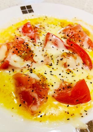 簡単！おつまみトマトチーズ-レシピのメイン写真