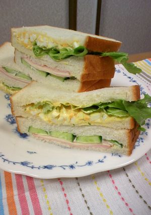 ★食パンをサンドイッチパンにする方法★-レシピのメイン写真