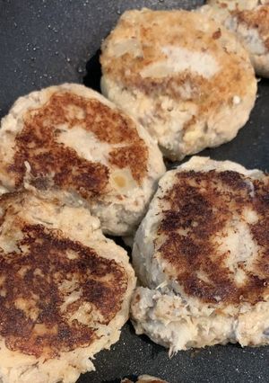 柔らか低糖豆腐鯖バーグ(離乳食中期~大人-レシピのメイン写真