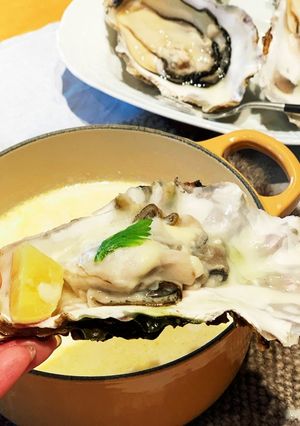 ♡牡蠣のミルクフォンデュ-レシピのメイン写真