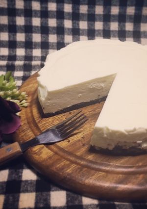 絶品レアチーズケーキ(魔女風プレーン)-レシピのメイン写真