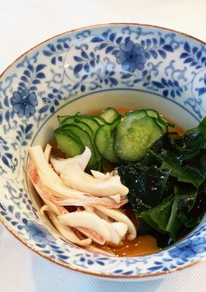 簡単♡イカゲソきゅうりわかめの酢の物-レシピのメイン写真