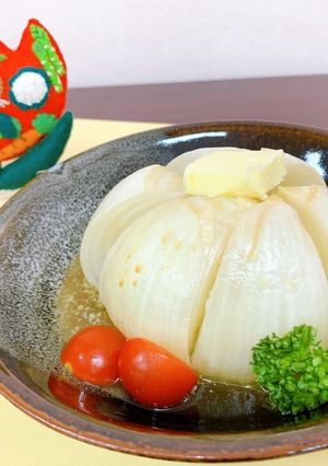 レンジでたまねぎバターポン酢-レシピのメイン写真