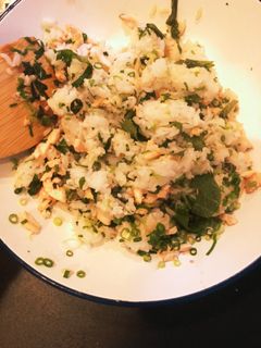 刺身用鮭で混ぜご飯-レシピのメイン写真