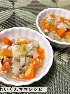 離乳食完了期★鶏肉と野菜の万能あんかけ-レシピのメイン写真