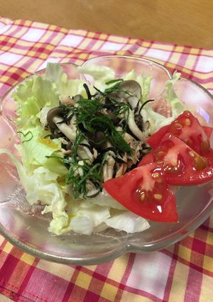 ツナひじきで鉄分サラダ-レシピのメイン写真