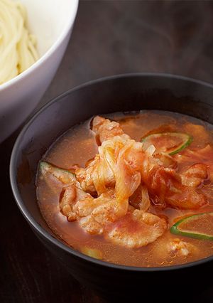 豚キムチつけ麺-レシピのメイン写真