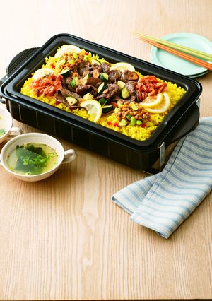 石焼き風夏野菜ビビンバ-レシピのメイン写真