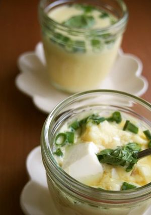 豆腐フルフル！茶碗蒸し♪ねぎも香る！-レシピのメイン写真