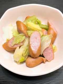 ウインナーとキャベツの炒め物-レシピのメイン写真