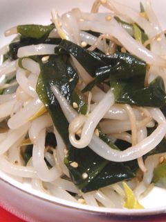 もやしとワカメの美味しい♡和え物-レシピのメイン写真