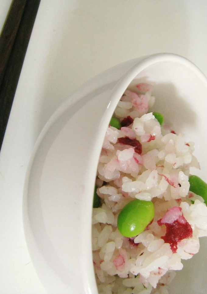 ☆梅と枝豆の混ぜご飯☆-レシピのメイン写真