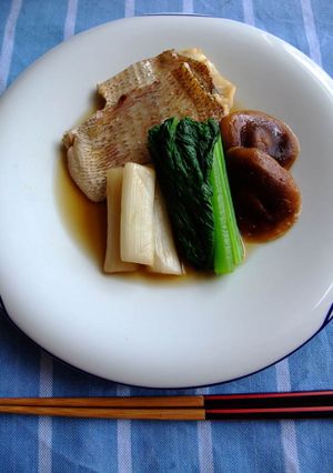 レンジで鯛のあっさり煮-レシピのメイン写真