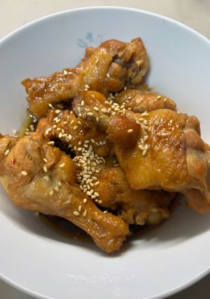 鶏肉(手羽元)の甘辛煮-レシピのメイン写真