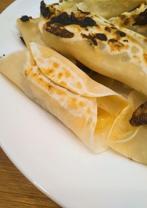 餃子の皮de和風さばロール-レシピのメイン写真