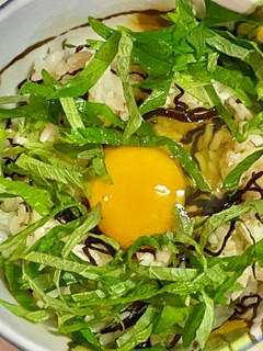 塩昆布と大葉の卵かけご飯-レシピのメイン写真