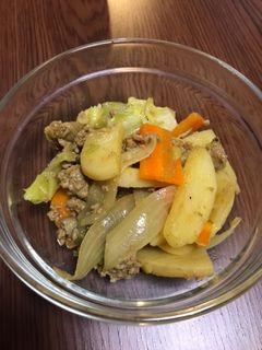 和風カレー味 野菜炒め-レシピのメイン写真