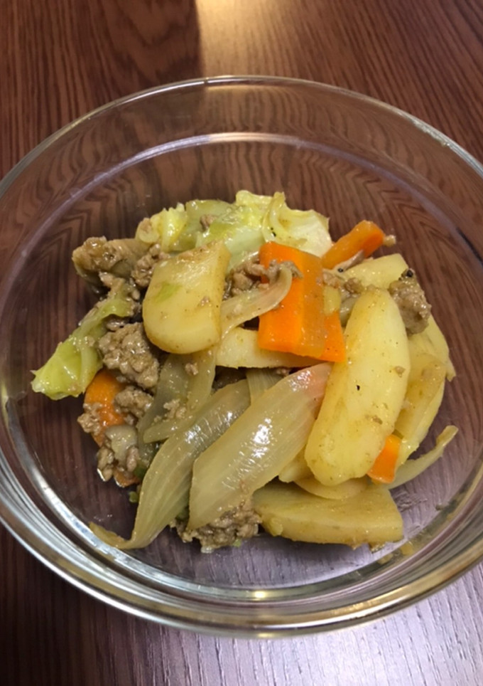 和風カレー味　野菜炒め-レシピのメイン写真
