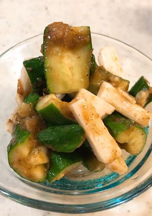 あっという間にさっぱり梅キュー！-レシピのメイン写真