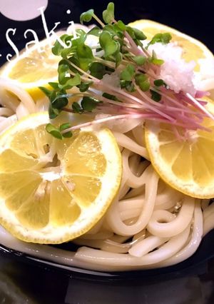 夏だ！ぶっかけ☆おろしレモンうどん-レシピのメイン写真